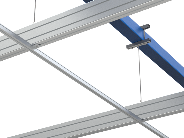 Алюминиевый подвесной потолок профиль
