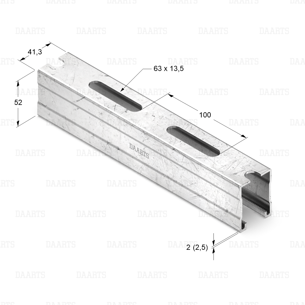 С размерами Профиль монтажный DAARTS DS MQL 41х52.png