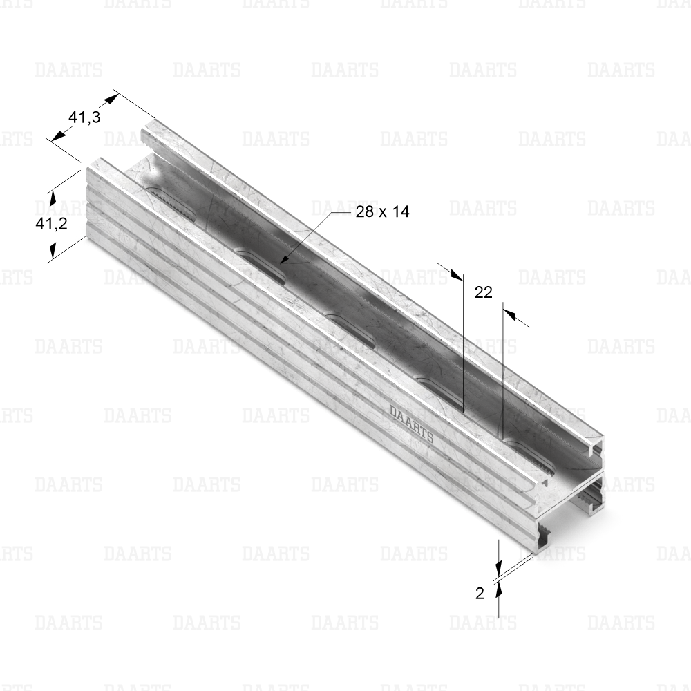 с размерами Профиль монтажный DAARTS DS MQL 41x42-II двойной.png