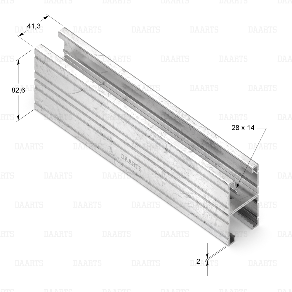 с размерами Профиль монтажный  DAARTS DS MQL 41x82-II двойной.png