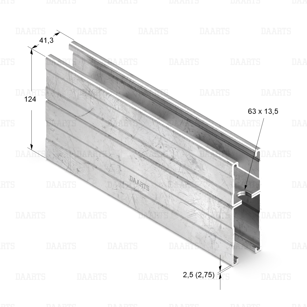 с размерами Профиль монтажный  DAARTS DS MQL 52x72-II двойной.png