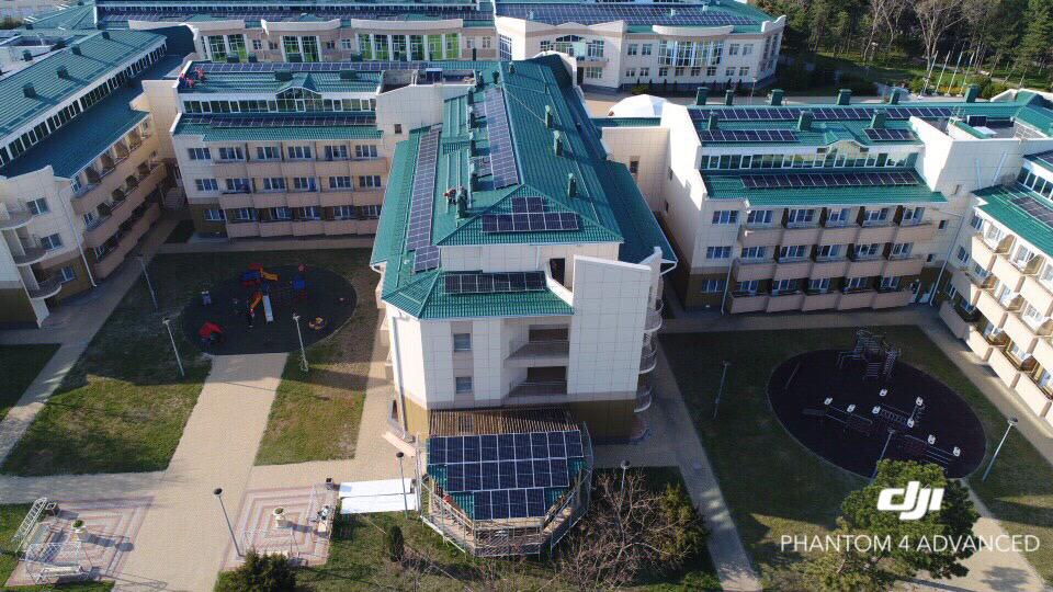 Анапа СИБУР - крепление солнечных модулей